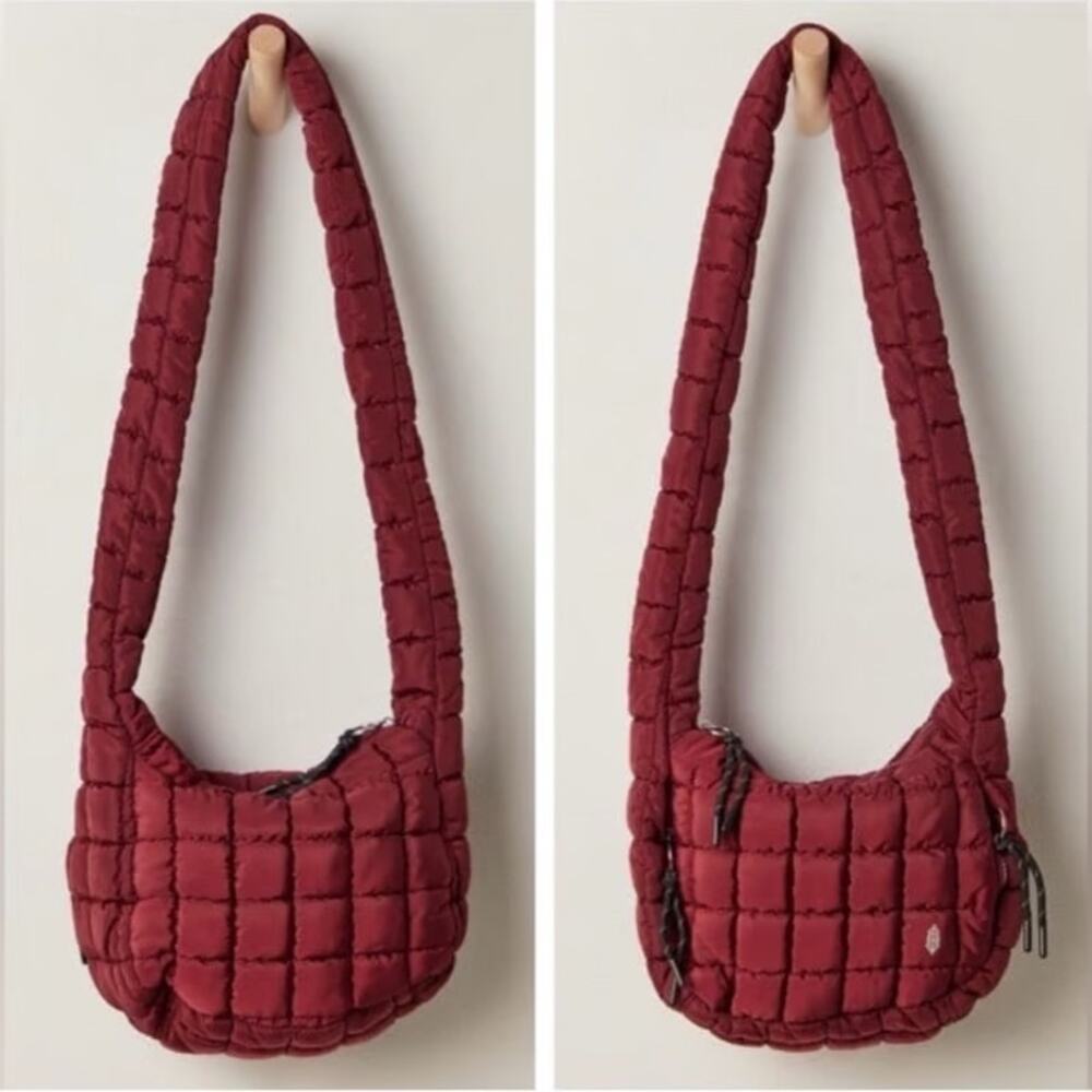 FP Quilted Baby Carryall Sling Bag in Mahogany NWT✨ - Picture 2 of 2